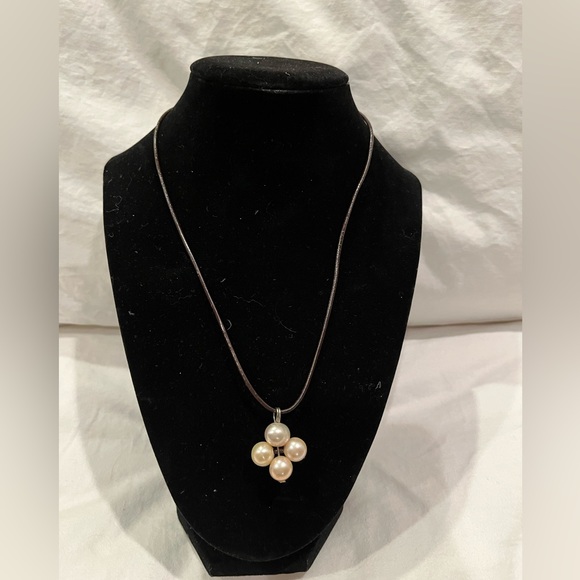 Rope necklace with pearls - Picture 1 of 1